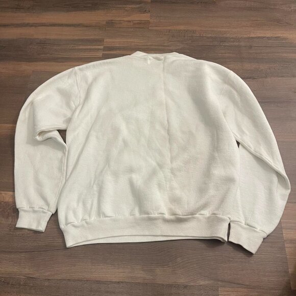 Vintage 1990s Saks Fifth Avenue white and red crewneck sweatshirt - Picture 4 of 4